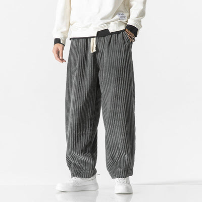 Winfred - Pantalones de pana casuales y holgados para hombres