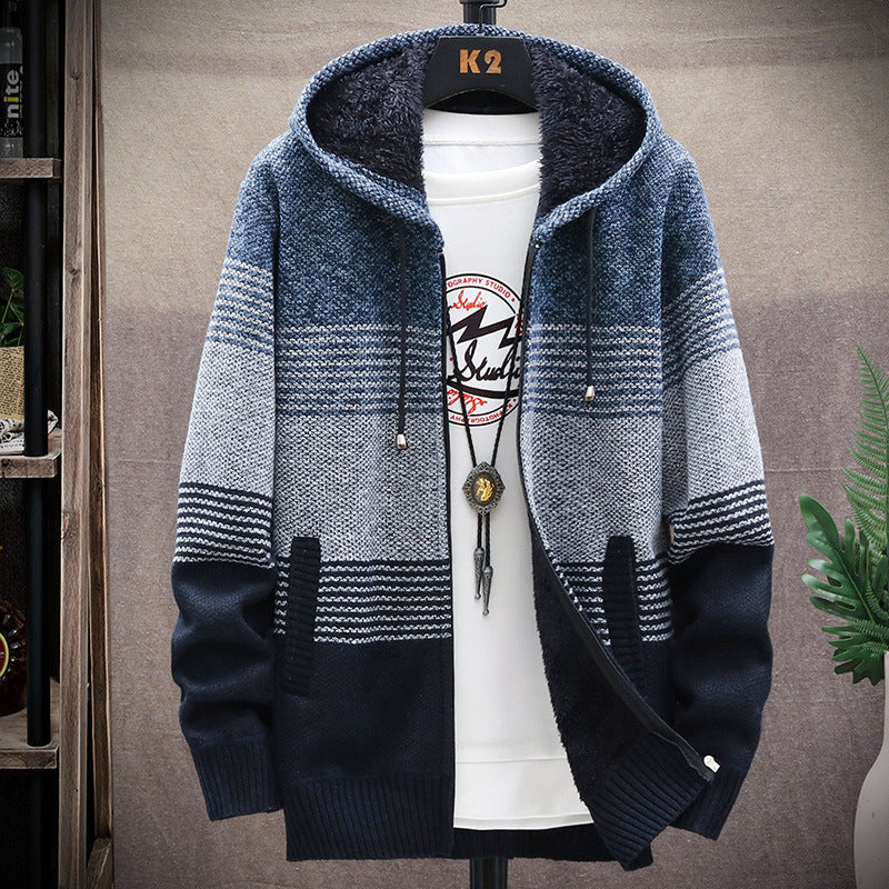 Dawson - Chaqueta larga casual con capucha para hombres
