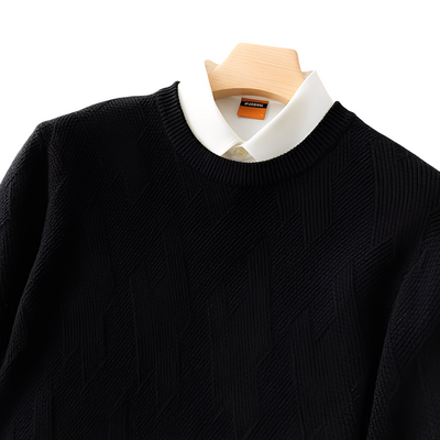 Winfred - Elegante suéter de cashmere de corte holgado para hombres