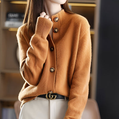 Adalynn - Elegante cardigan holgada con botones para mujeres