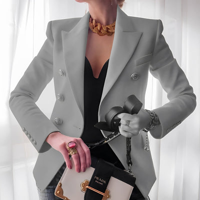 Shelley - Blazer casual con botones para mujeres