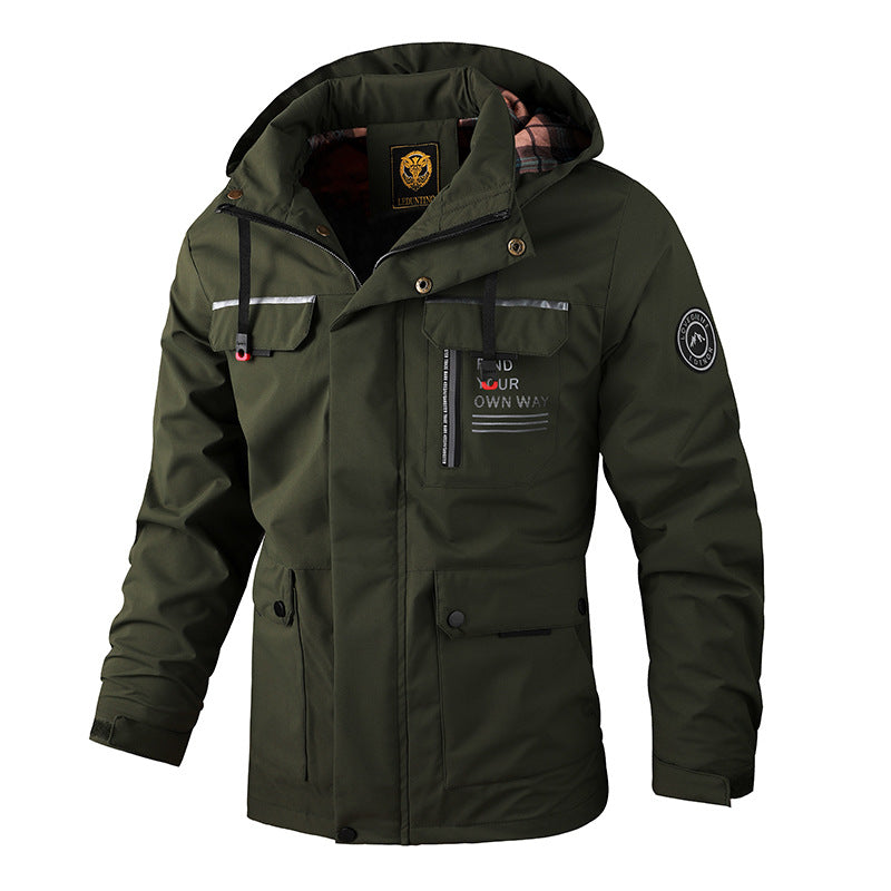 Millard - Moderna impermeable Cargo-Jacke para hombres