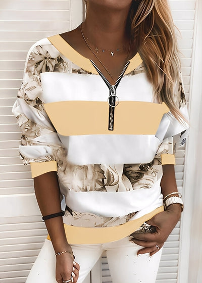 Louisa - Cómodo sudadera a rayas para mujer