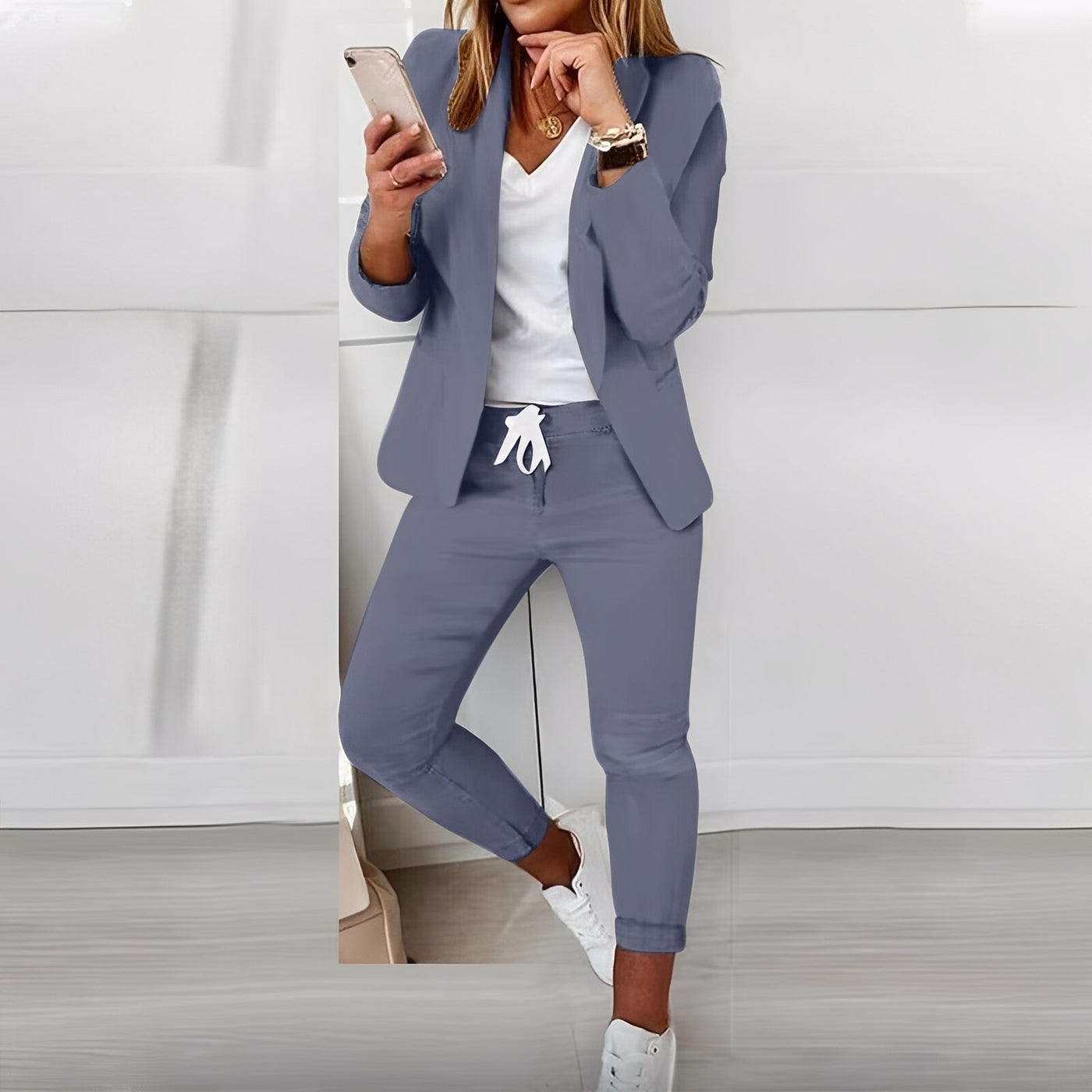 Madelyn - Casual Top y Pantalones para Mujer