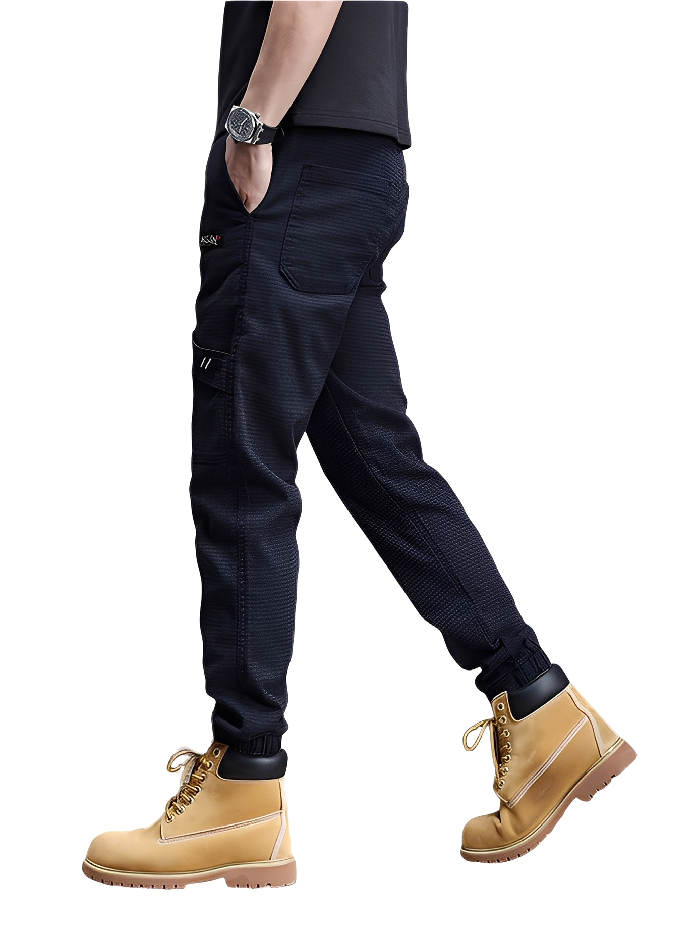 Alvin - Pantalones de chándal elegantes con cordón para hombres