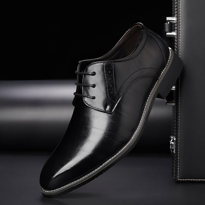 Beckham - Zapatos de cordones formales en estilo brogue para hombres