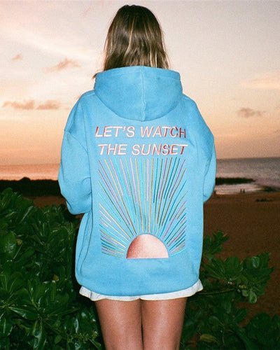 Jaquelyn - Elegante, holgado hoodie con estampado para mujer