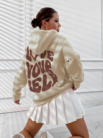 Marian - Moderna sudadera con diseño de declaración para mujeres