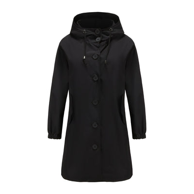 Vivyan - Chaqueta impermeable con capucha para mujeres