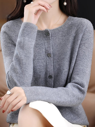Arabella - Suéter de lana de corte holgado y casual para mujer