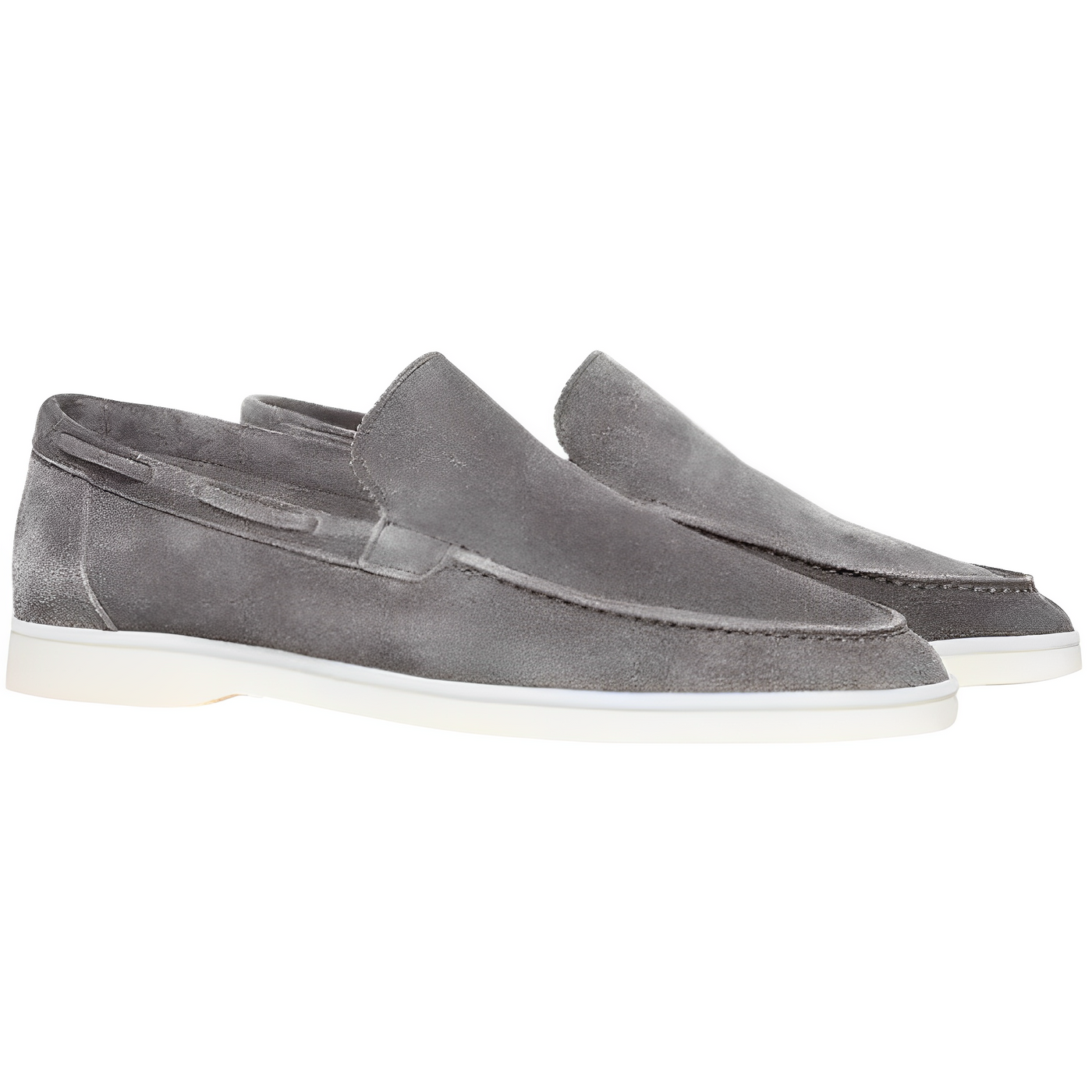 Lewin - Zapatos Casuales Retro de Gamuza para Hombres