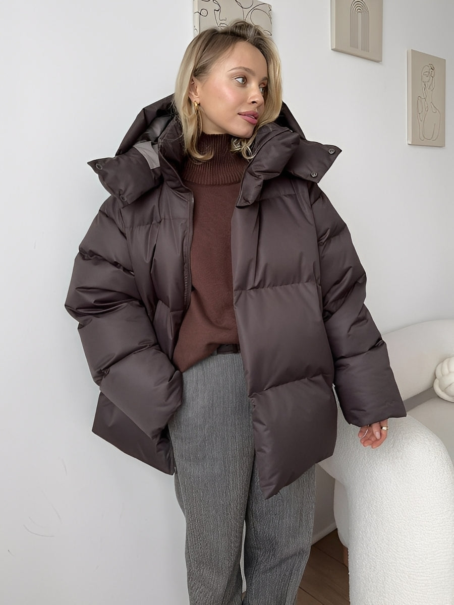 Loreen - Chaqueta acolchada, cálida y suelta para mujeres