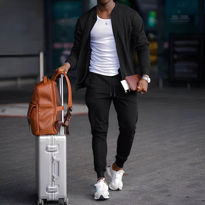 Dillon - Conjunto Simple de Chaqueta y Pantalones para Hombres