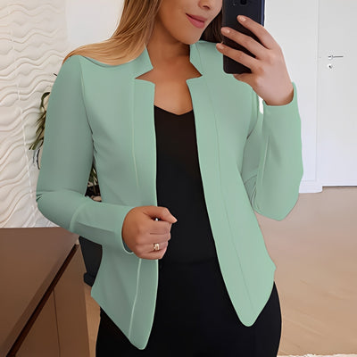 Marsha - Elegante Blazer con Cuello de Solapa para Mujeres
