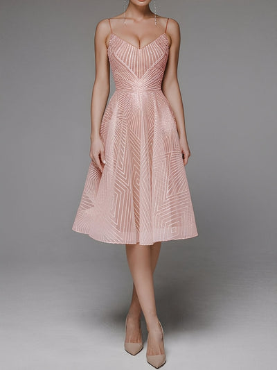 Anabelle - Elegante vestido sin mangas con tirantes para mujeres
