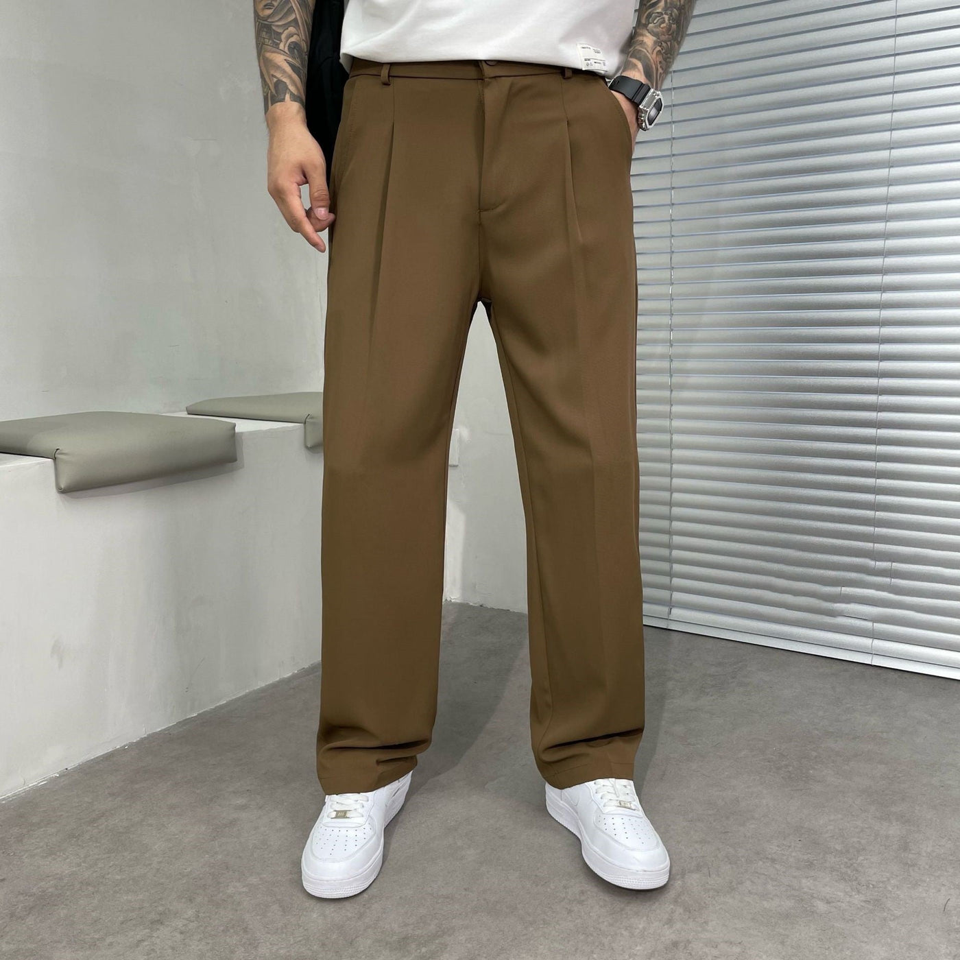 Jones - Cómodo pantalón casual para hombre de ajuste suelto
