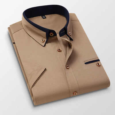Gladwyn - Camisa Ajustada Casual para Hombres