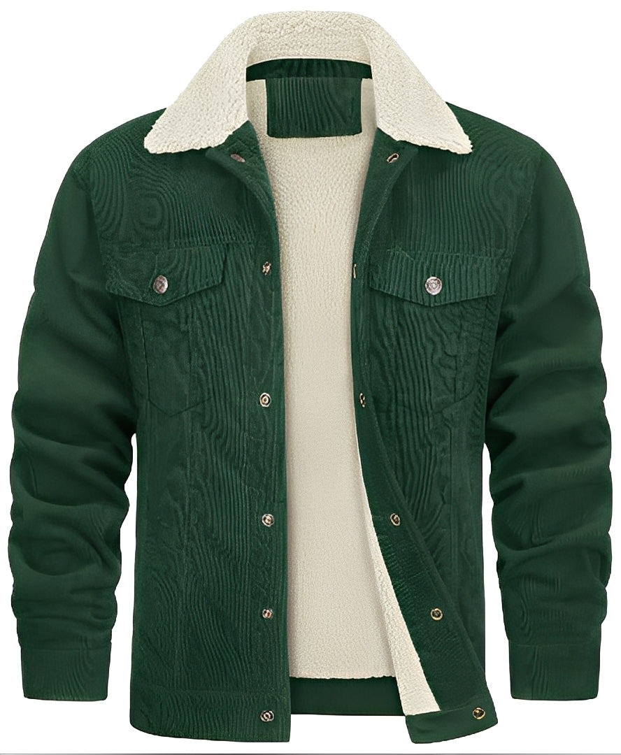Mack - Clásica Chaqueta de Pana para Hombres