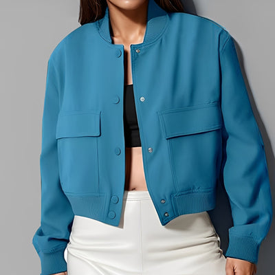 Marva - Casual, chaqueta suelta con grandes bolsillos para mujer