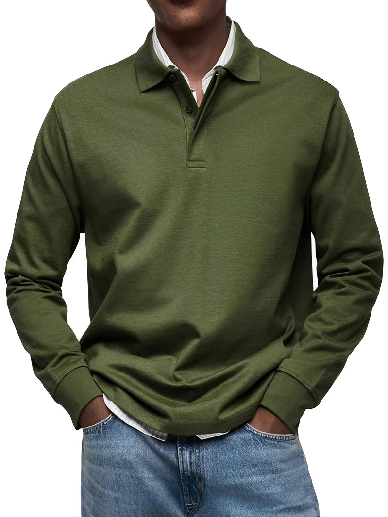 Willis - Elegante suéter con botones para hombres