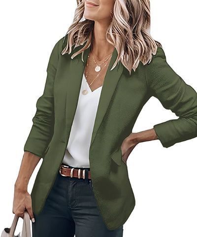 Lynsey - Blazer casual y formal de un solo botón para mujeres
