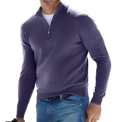 Fredric - Suéter Casual con Cierre para Hombres