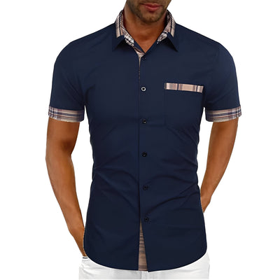 Marvin - Camisa Corta Casual para Hombres