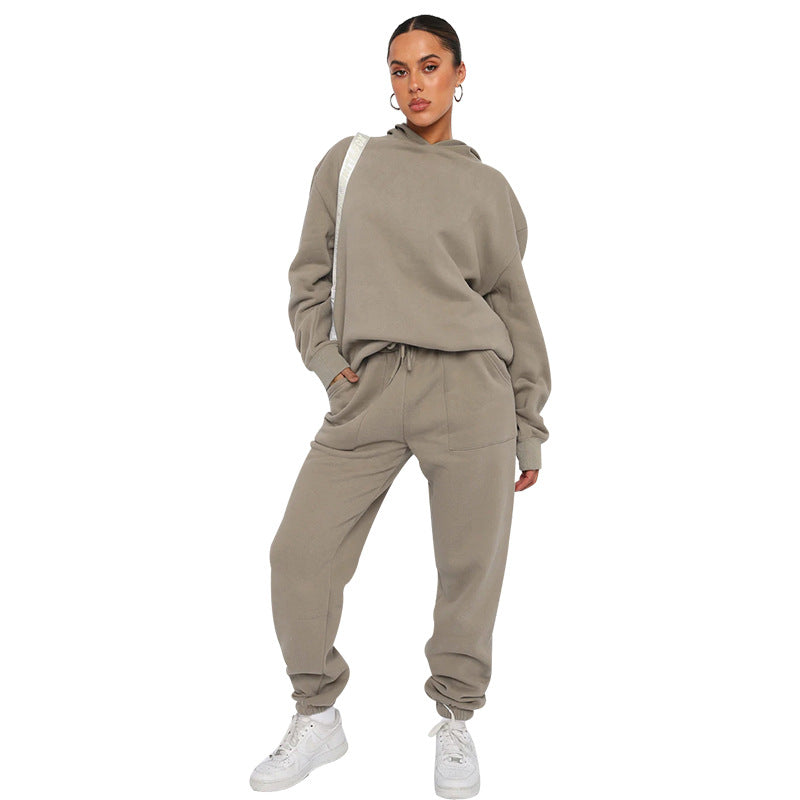 Minerva - Conjunto de chándal casual con capucha para mujeres
