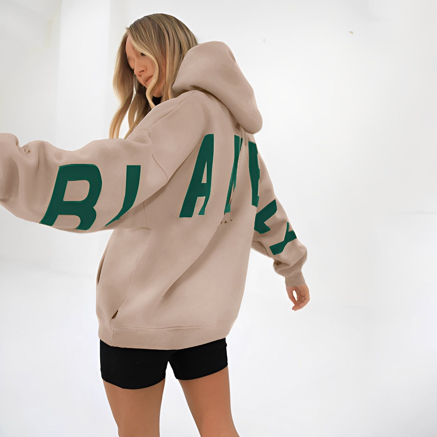 Amanda - Chaqueta con capucha caliente con estampado de moda para mujeres