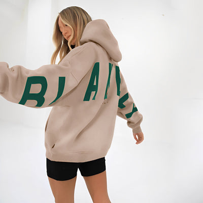 Amanda - Chaqueta con capucha caliente con estampado de moda para mujeres