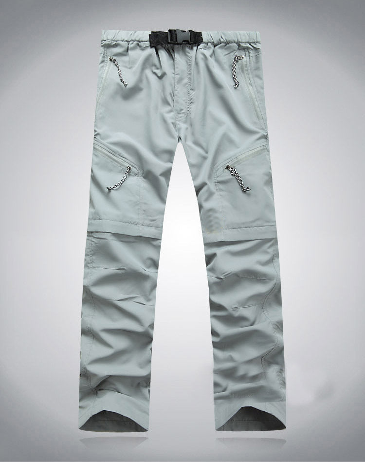 Derryl - Pantalón funcional elástico Zip-Off para hombres
