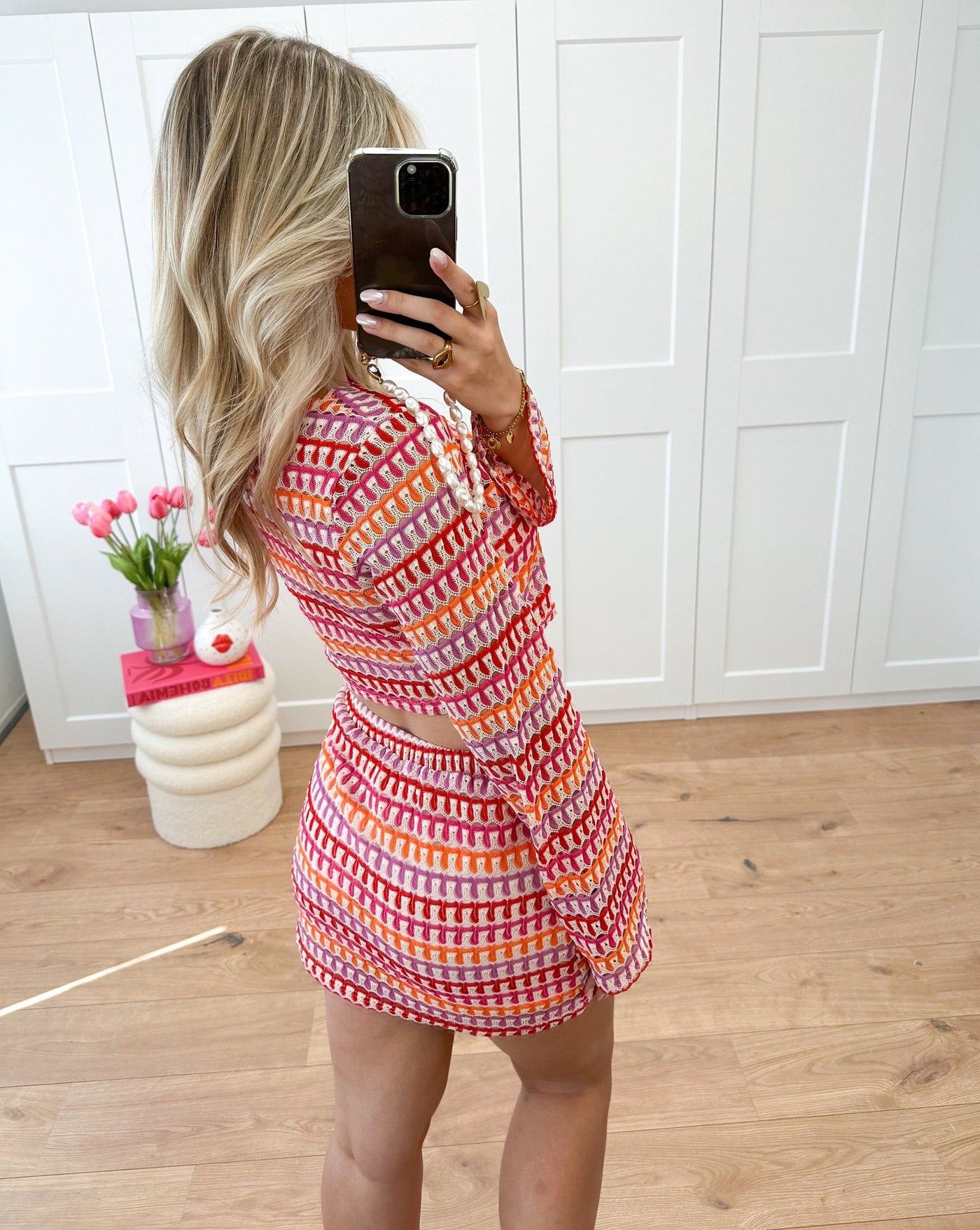Giada – Conjunto Top Corto y Minifalda