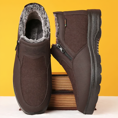 Earl - Calentitos zapatos ortopédicos de invierno para hombres