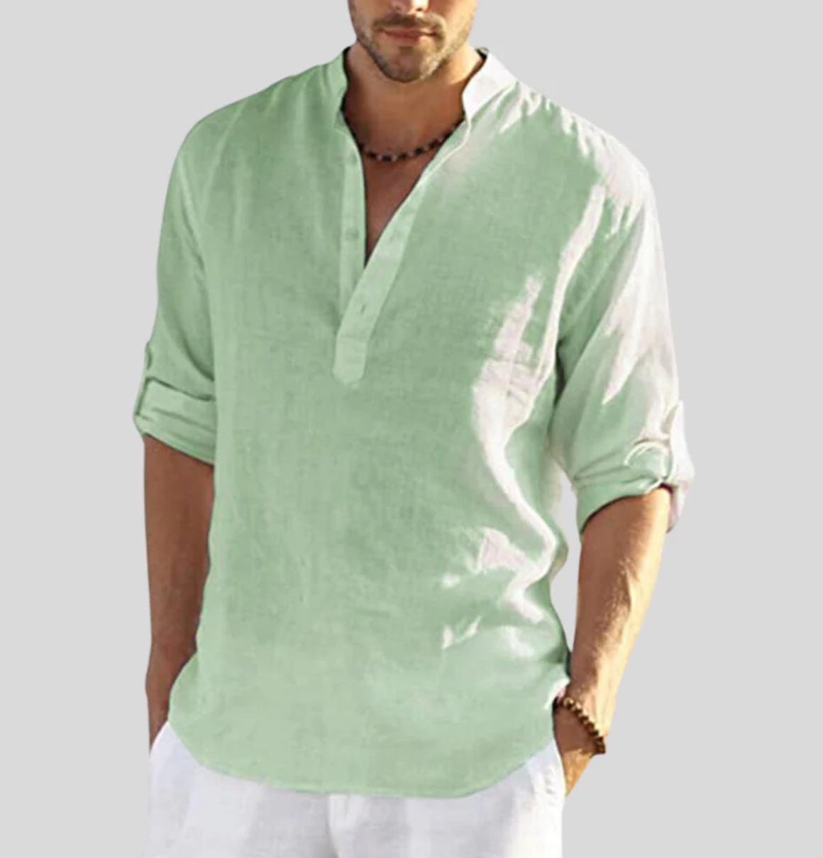 Adriano – Camisa de Lino para Hombre