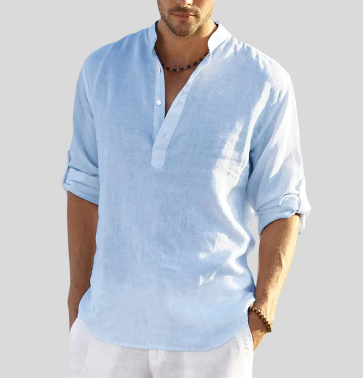 Adriano – Camisa de Lino para Hombre