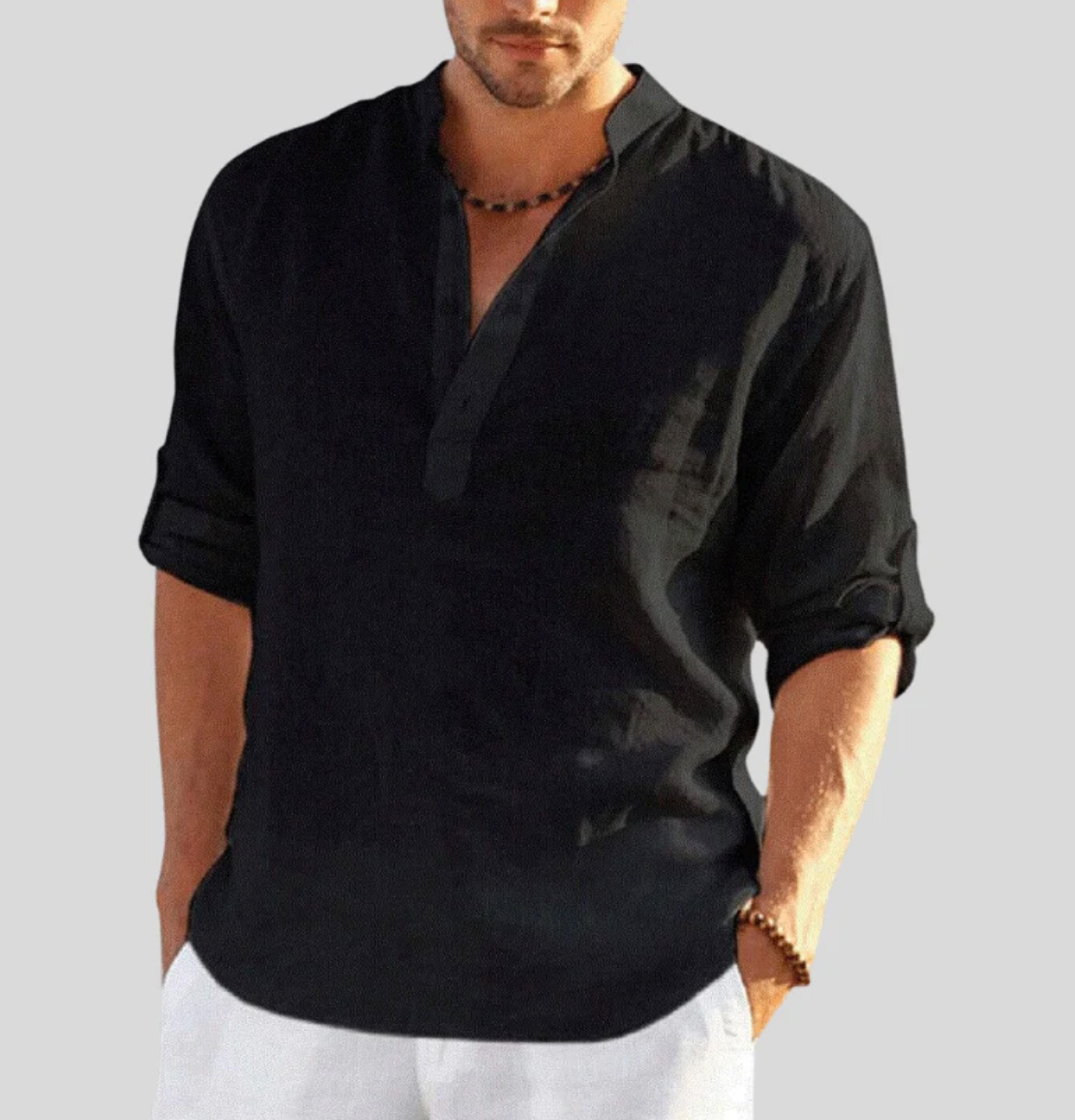 Adriano – Camisa de Lino para Hombre