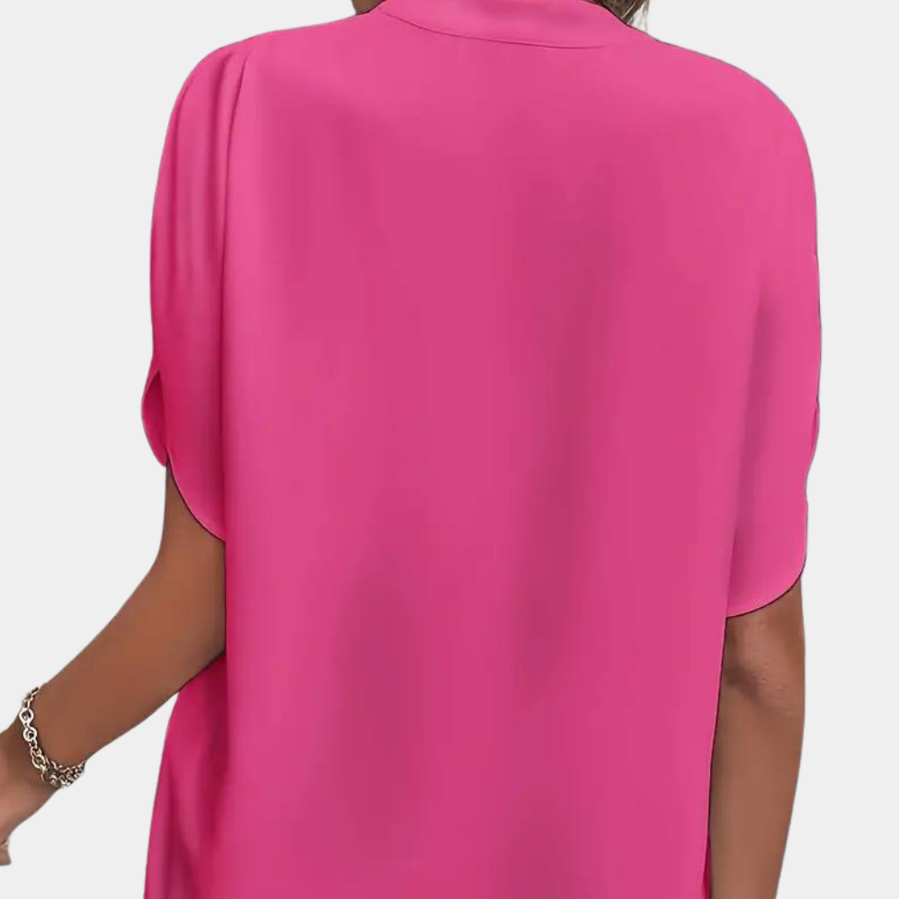 Idril - Elegante Blusa de Mujer con Manga Corta
