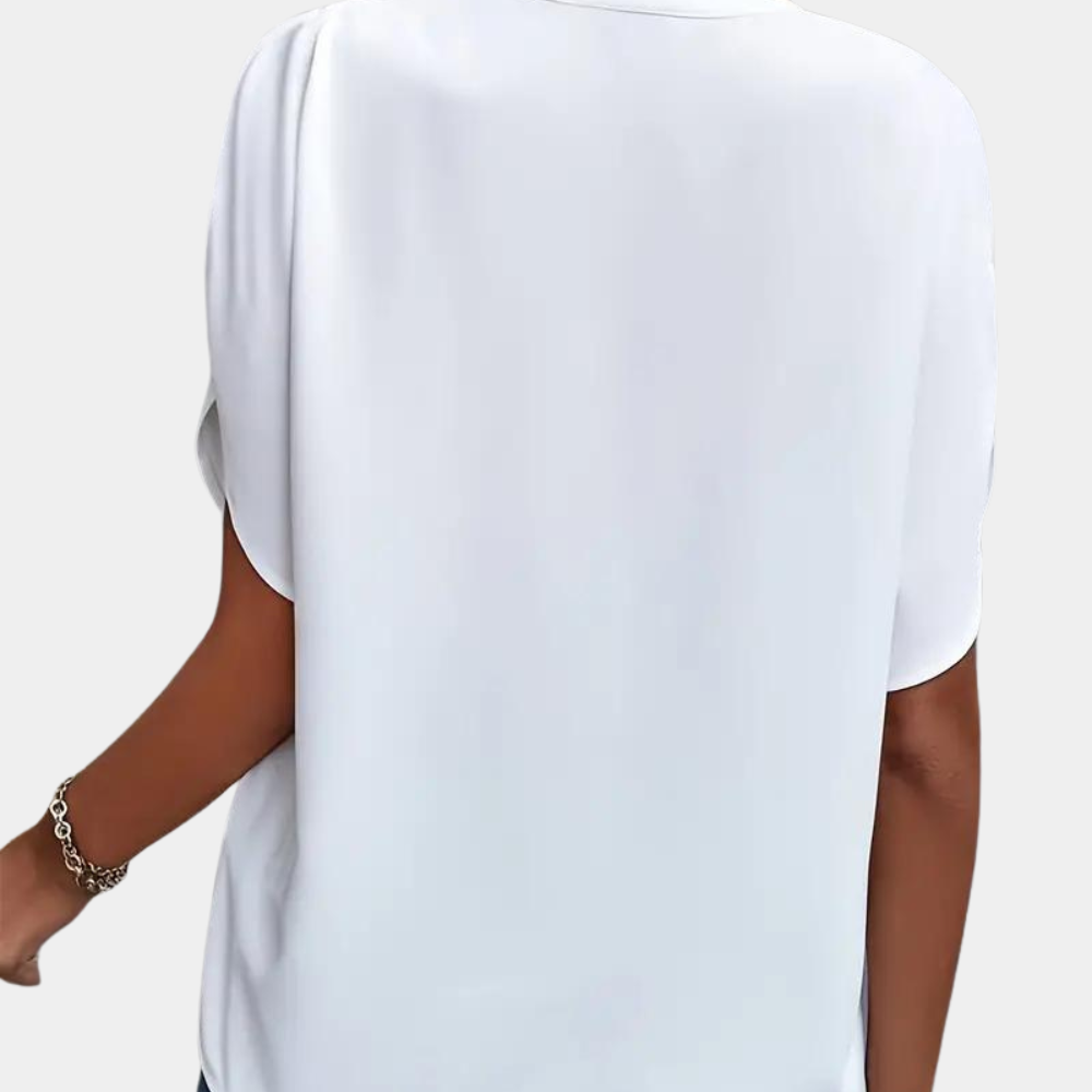 Idril - Elegante Blusa de Mujer con Manga Corta