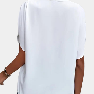 Idril - Elegante Blusa de Mujer con Manga Corta