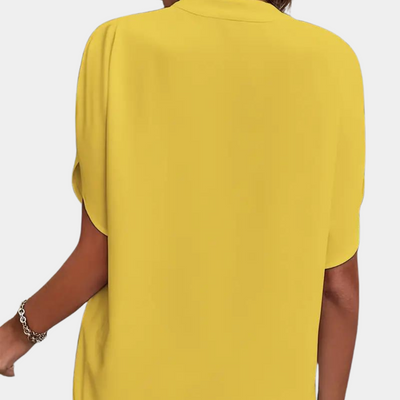 Idril - Elegante Blusa de Mujer con Manga Corta