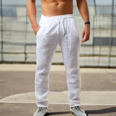 Albert - Pantalones de Lino Elegantes para Hombre