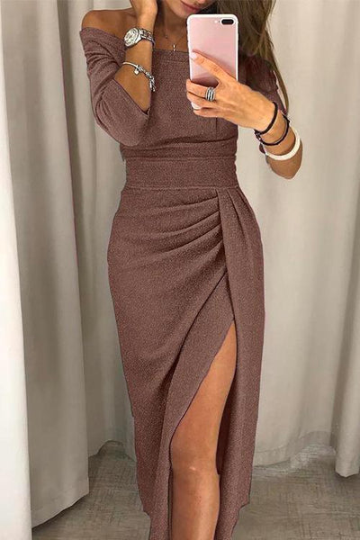 Leila - Vestido Elegante para Invitadas con Silueta Fluidas