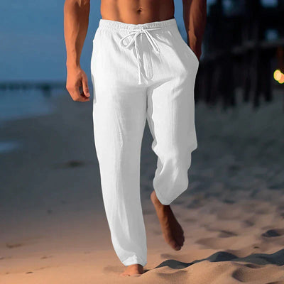 Andrew – Pantalones de lino para caballero