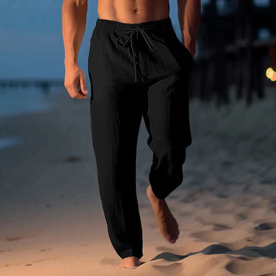 Andrew – Pantalones de lino para caballero