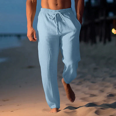 Andrew – Pantalones de lino para caballero
