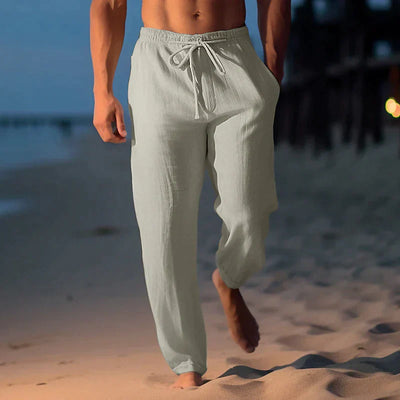 Andrew – Pantalones de lino para caballero