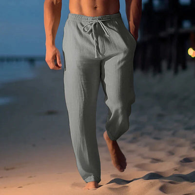 Andrew – Pantalones de lino para caballero