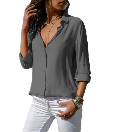 Delilah - Elegante Blusa de Seda para Mujeres