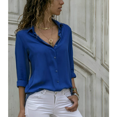Delilah - Elegante Blusa de Seda para Mujeres