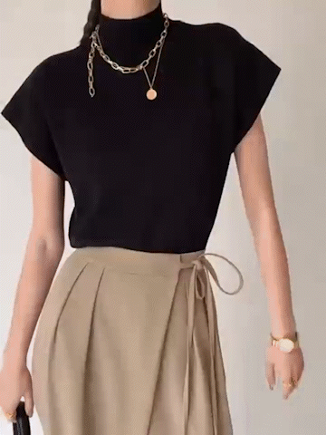 Marika - Elegante top sin mangas